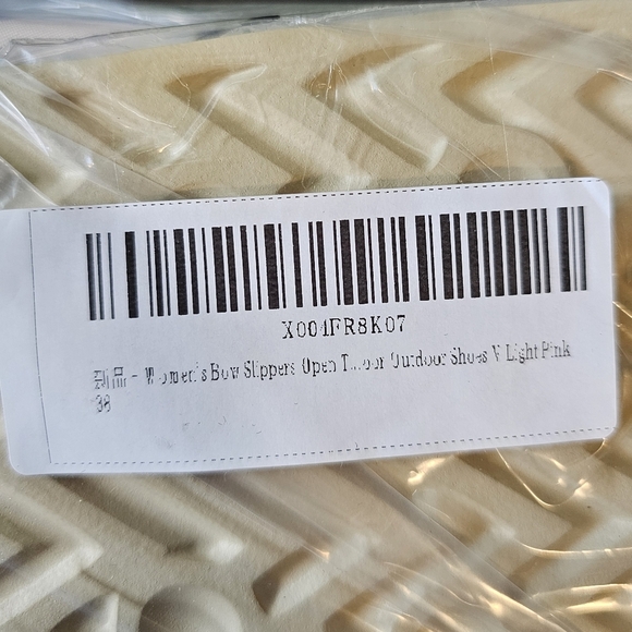 Flat Slide Sandals Slip-On Waterproof Flip-Flops Casual Shoes, Pink Bow Polkadot - Picture 8 of 8